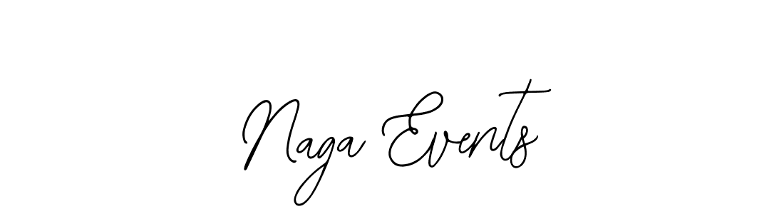 Also we have Naga Events name is the best signature style. Create professional handwritten signature collection using Bearetta-2O07w autograph style. Naga Events signature style 12 images and pictures png