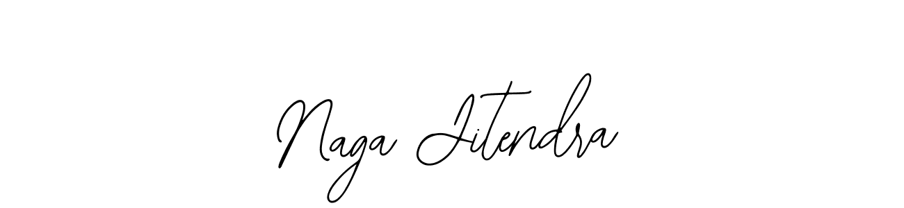 Use a signature maker to create a handwritten signature online. With this signature software, you can design (Bearetta-2O07w) your own signature for name Naga Jitendra. Naga Jitendra signature style 12 images and pictures png