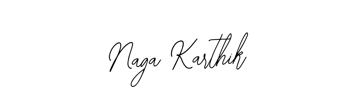 How to make Naga Karthik name signature. Use Bearetta-2O07w style for creating short signs online. This is the latest handwritten sign. Naga Karthik signature style 12 images and pictures png