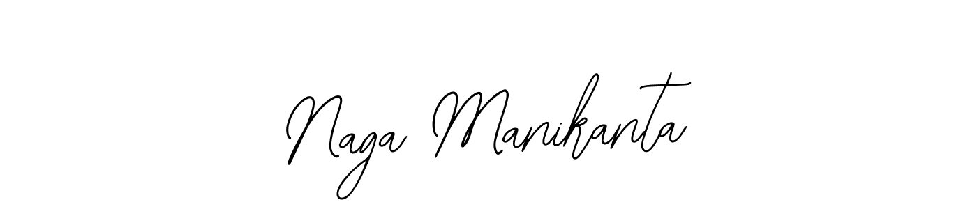 Use a signature maker to create a handwritten signature online. With this signature software, you can design (Bearetta-2O07w) your own signature for name Naga Manikanta. Naga Manikanta signature style 12 images and pictures png
