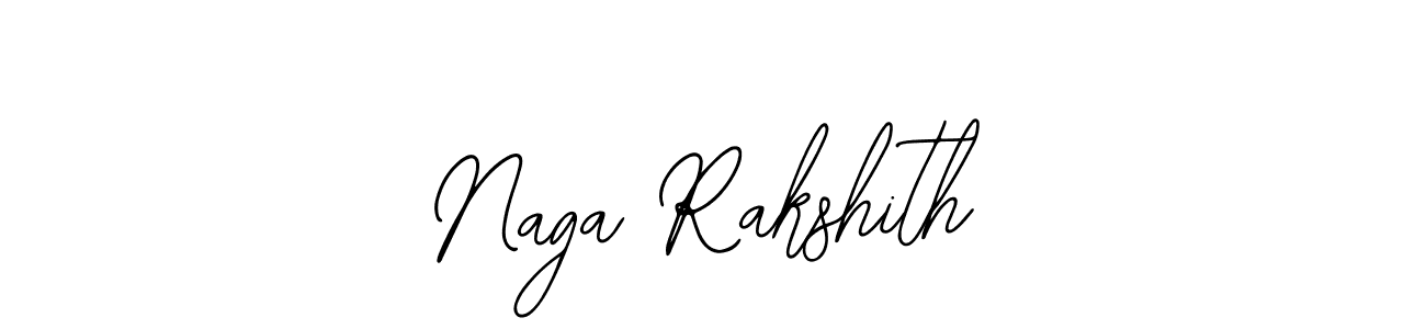 How to make Naga Rakshith name signature. Use Bearetta-2O07w style for creating short signs online. This is the latest handwritten sign. Naga Rakshith signature style 12 images and pictures png