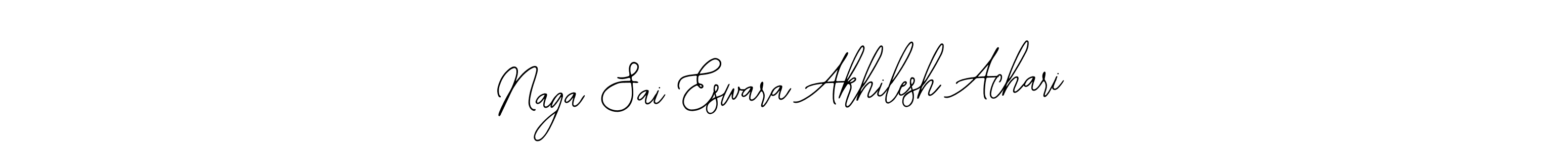 Naga Sai Eswara Akhilesh Achari stylish signature style. Best Handwritten Sign (Bearetta-2O07w) for my name. Handwritten Signature Collection Ideas for my name Naga Sai Eswara Akhilesh Achari. Naga Sai Eswara Akhilesh Achari signature style 12 images and pictures png