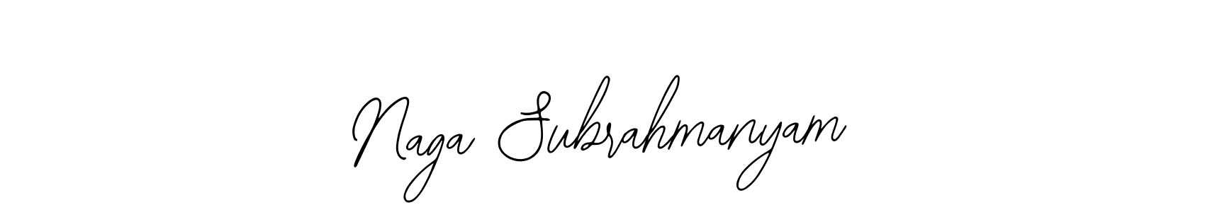 Make a beautiful signature design for name Naga Subrahmanyam. Use this online signature maker to create a handwritten signature for free. Naga Subrahmanyam signature style 12 images and pictures png