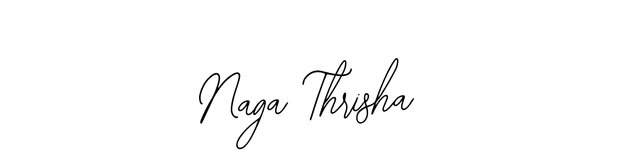 How to make Naga Thrisha signature? Bearetta-2O07w is a professional autograph style. Create handwritten signature for Naga Thrisha name. Naga Thrisha signature style 12 images and pictures png