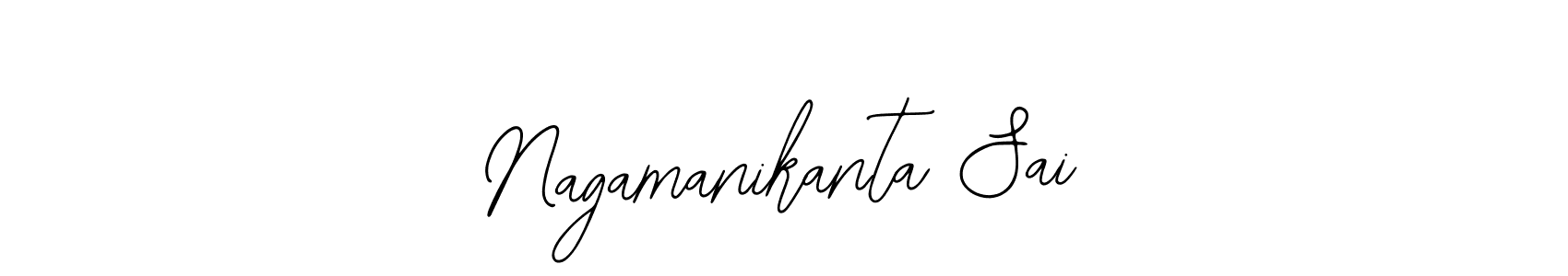 The best way (Bearetta-2O07w) to make a short signature is to pick only two or three words in your name. The name Nagamanikanta Sai include a total of six letters. For converting this name. Nagamanikanta Sai signature style 12 images and pictures png
