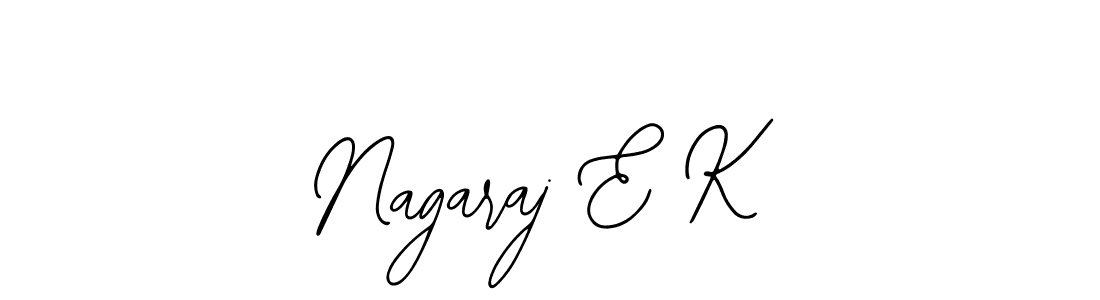 Also You can easily find your signature by using the search form. We will create Nagaraj E K name handwritten signature images for you free of cost using Bearetta-2O07w sign style. Nagaraj E K signature style 12 images and pictures png