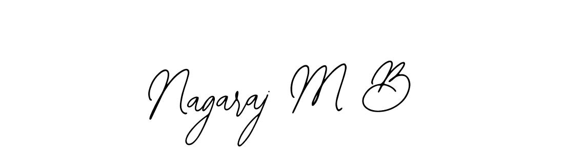 Similarly Bearetta-2O07w is the best handwritten signature design. Signature creator online .You can use it as an online autograph creator for name Nagaraj M B. Nagaraj M B signature style 12 images and pictures png