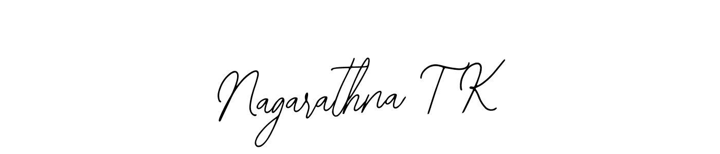 How to make Nagarathna T K signature? Bearetta-2O07w is a professional autograph style. Create handwritten signature for Nagarathna T K name. Nagarathna T K signature style 12 images and pictures png