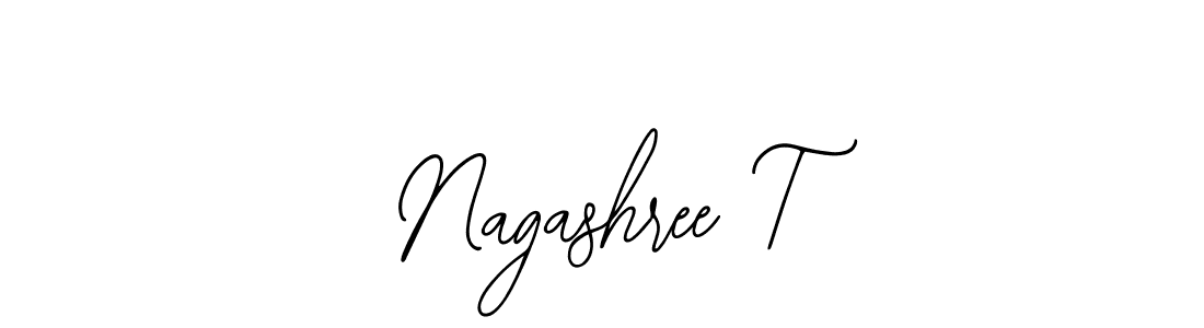 How to make Nagashree T signature? Bearetta-2O07w is a professional autograph style. Create handwritten signature for Nagashree T name. Nagashree T signature style 12 images and pictures png
