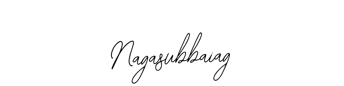 Make a short Nagasubbaiag signature style. Manage your documents anywhere anytime using Bearetta-2O07w. Create and add eSignatures, submit forms, share and send files easily. Nagasubbaiag signature style 12 images and pictures png