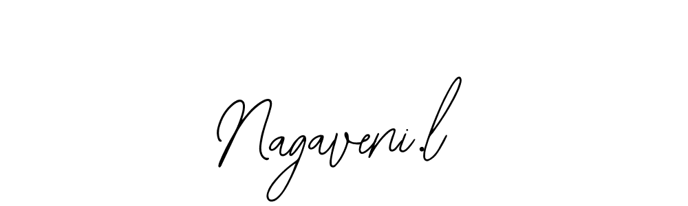 if you are searching for the best signature style for your name Nagaveni.l. so please give up your signature search. here we have designed multiple signature styles  using Bearetta-2O07w. Nagaveni.l signature style 12 images and pictures png