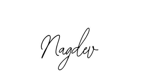 You should practise on your own different ways (Bearetta-2O07w) to write your name (Nagdev) in signature. don't let someone else do it for you. Nagdev signature style 12 images and pictures png