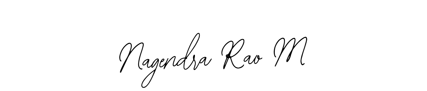Bearetta-2O07w is a professional signature style that is perfect for those who want to add a touch of class to their signature. It is also a great choice for those who want to make their signature more unique. Get Nagendra Rao M name to fancy signature for free. Nagendra Rao M signature style 12 images and pictures png
