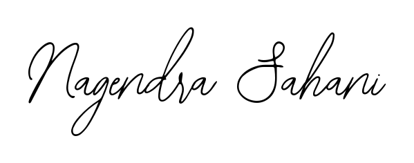 Get an exclusive digital autograph for Nagendra Sahani. The Bearetta-2O07w typeface captures the charm of real penmanship on paper. Nagendra Sahani signature style 12 images and pictures png