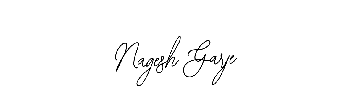 How to make Nagesh Garje name signature. Use Bearetta-2O07w style for creating short signs online. This is the latest handwritten sign. Nagesh Garje signature style 12 images and pictures png