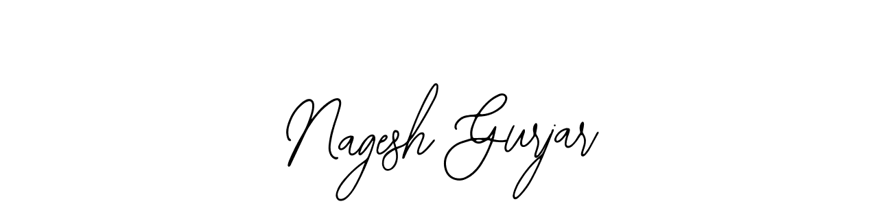 The best way (Bearetta-2O07w) to make a short signature is to pick only two or three words in your name. The name Nagesh Gurjar include a total of six letters. For converting this name. Nagesh Gurjar signature style 12 images and pictures png