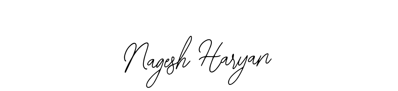 Use a signature maker to create a handwritten signature online. With this signature software, you can design (Bearetta-2O07w) your own signature for name Nagesh Haryan. Nagesh Haryan signature style 12 images and pictures png
