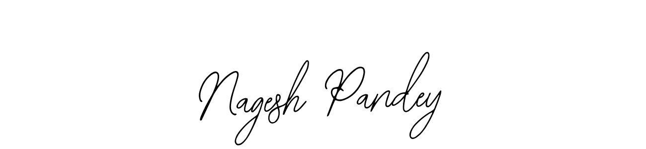 How to make Nagesh Pandey name signature. Use Bearetta-2O07w style for creating short signs online. This is the latest handwritten sign. Nagesh Pandey signature style 12 images and pictures png