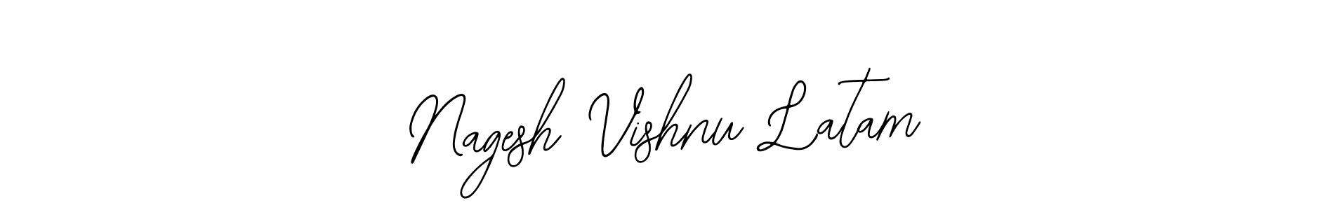 How to make Nagesh Vishnu Latam signature? Bearetta-2O07w is a professional autograph style. Create handwritten signature for Nagesh Vishnu Latam name. Nagesh Vishnu Latam signature style 12 images and pictures png