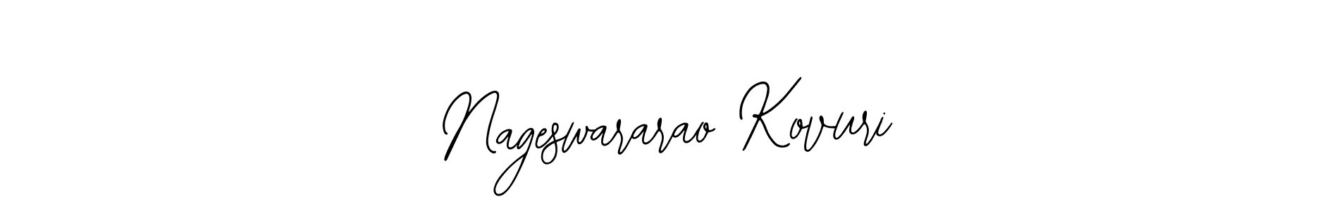 How to make Nageswararao Kovuri name signature. Use Bearetta-2O07w style for creating short signs online. This is the latest handwritten sign. Nageswararao Kovuri signature style 12 images and pictures png