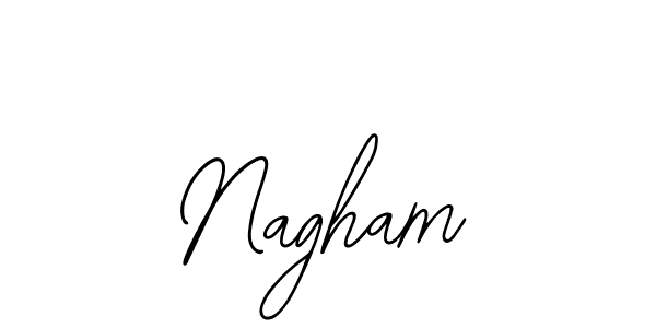Create a beautiful signature design for name Nagham. With this signature (Bearetta-2O07w) fonts, you can make a handwritten signature for free. Nagham signature style 12 images and pictures png