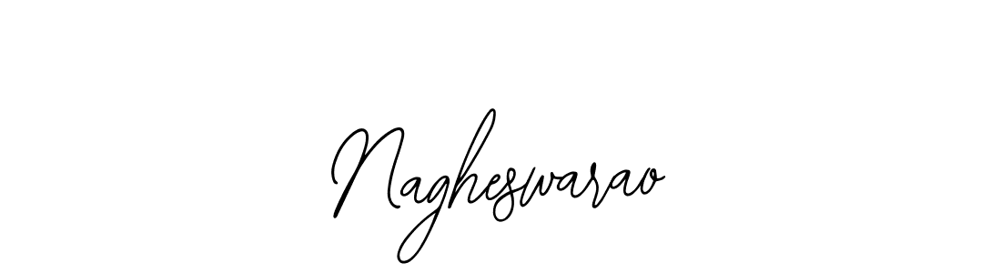 How to make Nagheswarao name signature. Use Bearetta-2O07w style for creating short signs online. This is the latest handwritten sign. Nagheswarao signature style 12 images and pictures png