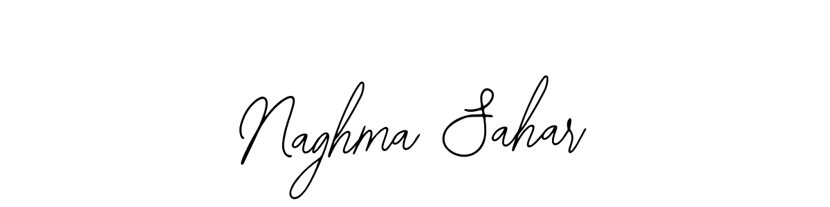 Naghma Sahar stylish signature style. Best Handwritten Sign (Bearetta-2O07w) for my name. Handwritten Signature Collection Ideas for my name Naghma Sahar. Naghma Sahar signature style 12 images and pictures png