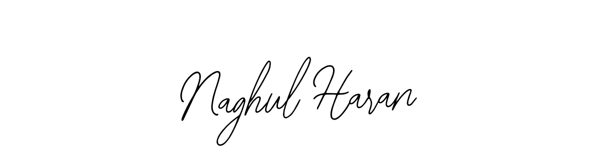 Use a signature maker to create a handwritten signature online. With this signature software, you can design (Bearetta-2O07w) your own signature for name Naghul Haran. Naghul Haran signature style 12 images and pictures png