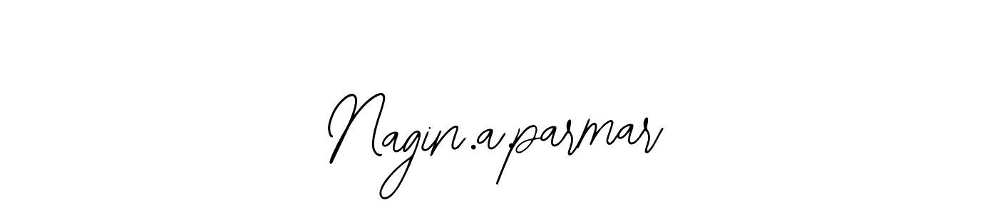 if you are searching for the best signature style for your name Nagin.a.parmar. so please give up your signature search. here we have designed multiple signature styles  using Bearetta-2O07w. Nagin.a.parmar signature style 12 images and pictures png