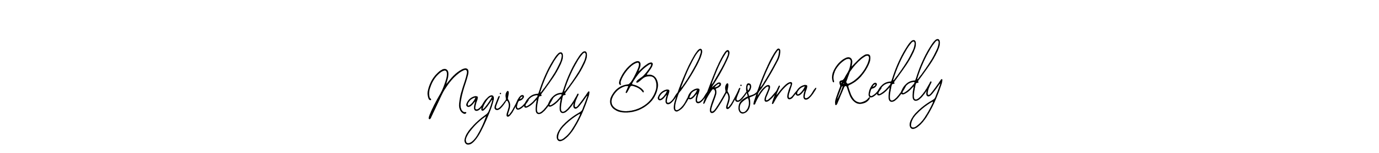 Make a beautiful signature design for name Nagireddy Balakrishna Reddy. Use this online signature maker to create a handwritten signature for free. Nagireddy Balakrishna Reddy signature style 12 images and pictures png