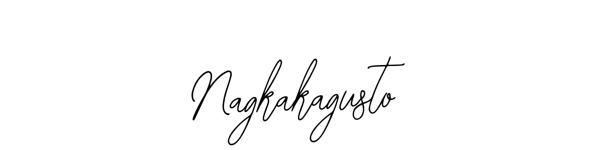 You should practise on your own different ways (Bearetta-2O07w) to write your name (Nagkakagusto) in signature. don't let someone else do it for you. Nagkakagusto signature style 12 images and pictures png