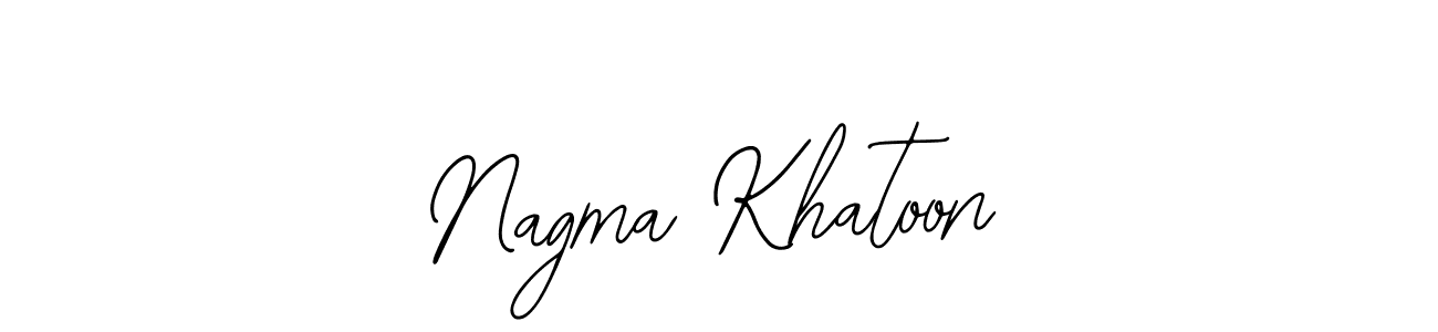 See photos of Nagma Khatoon official signature by Spectra . Check more albums & portfolios. Read reviews & check more about Bearetta-2O07w font. Nagma Khatoon signature style 12 images and pictures png