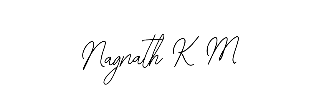 Make a beautiful signature design for name Nagnath K M. With this signature (Bearetta-2O07w) style, you can create a handwritten signature for free. Nagnath K M signature style 12 images and pictures png