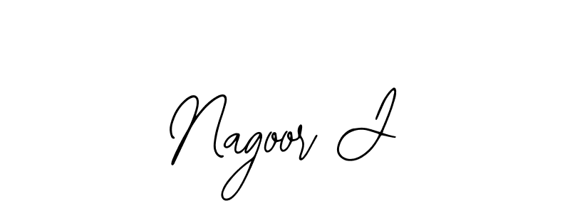 Also we have Nagoor J name is the best signature style. Create professional handwritten signature collection using Bearetta-2O07w autograph style. Nagoor J signature style 12 images and pictures png