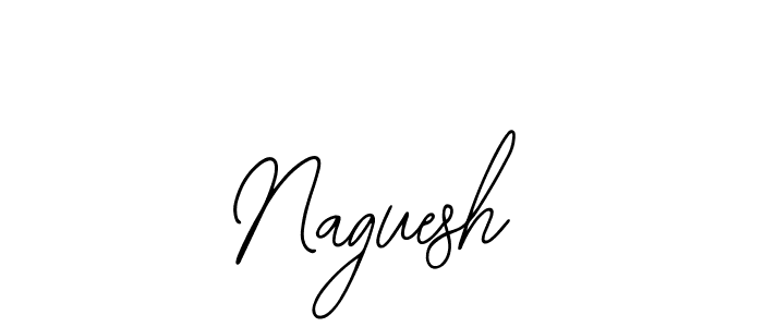 Design your own signature with our free online signature maker. With this signature software, you can create a handwritten (Bearetta-2O07w) signature for name Naguesh. Naguesh signature style 12 images and pictures png