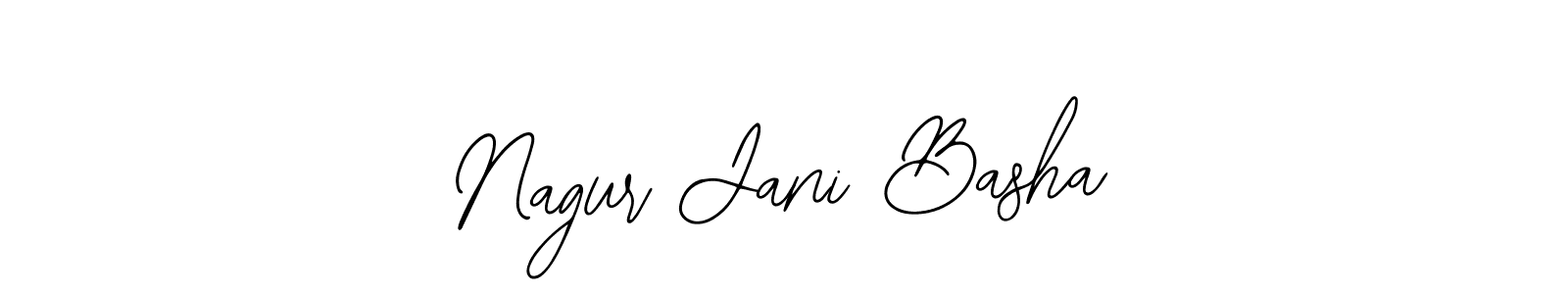 Make a short Nagur Jani Basha signature style. Manage your documents anywhere anytime using Bearetta-2O07w. Create and add eSignatures, submit forms, share and send files easily. Nagur Jani Basha signature style 12 images and pictures png