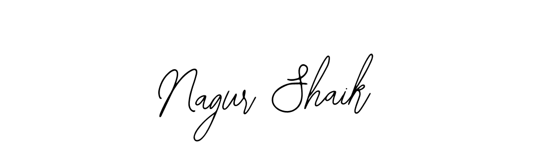 Also we have Nagur Shaik name is the best signature style. Create professional handwritten signature collection using Bearetta-2O07w autograph style. Nagur Shaik signature style 12 images and pictures png