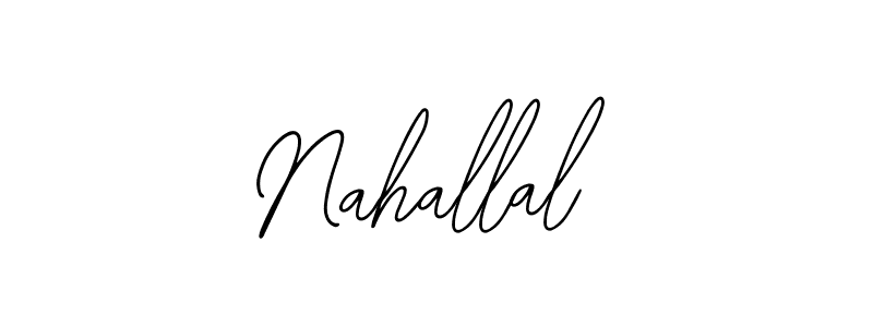 Make a beautiful signature design for name Nahallal. With this signature (Bearetta-2O07w) style, you can create a handwritten signature for free. Nahallal signature style 12 images and pictures png