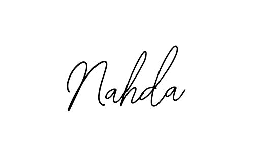 Nahda stylish signature style. Best Handwritten Sign (Bearetta-2O07w) for my name. Handwritten Signature Collection Ideas for my name Nahda. Nahda signature style 12 images and pictures png