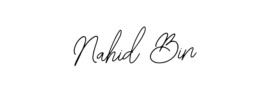 Nahid Bin stylish signature style. Best Handwritten Sign (Bearetta-2O07w) for my name. Handwritten Signature Collection Ideas for my name Nahid Bin. Nahid Bin signature style 12 images and pictures png