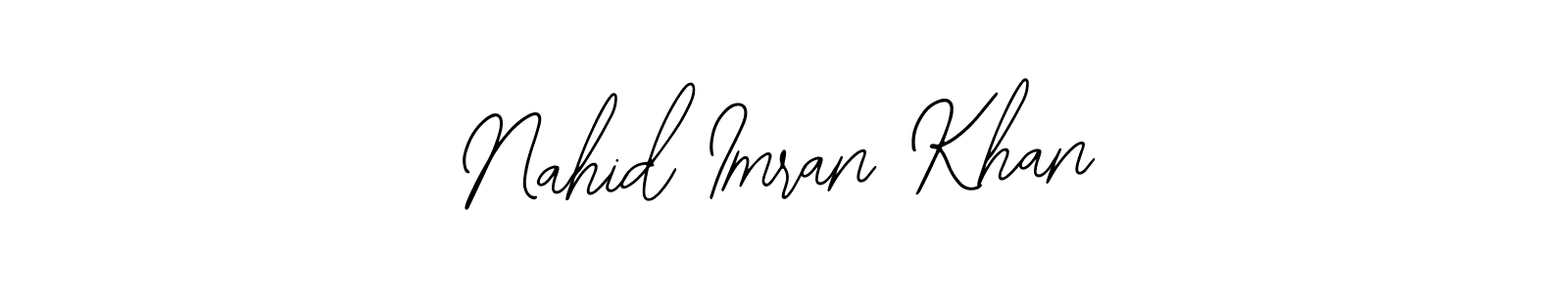 Once you've used our free online signature maker to create your best signature Bearetta-2O07w style, it's time to enjoy all of the benefits that Nahid Imran Khan name signing documents. Nahid Imran Khan signature style 12 images and pictures png