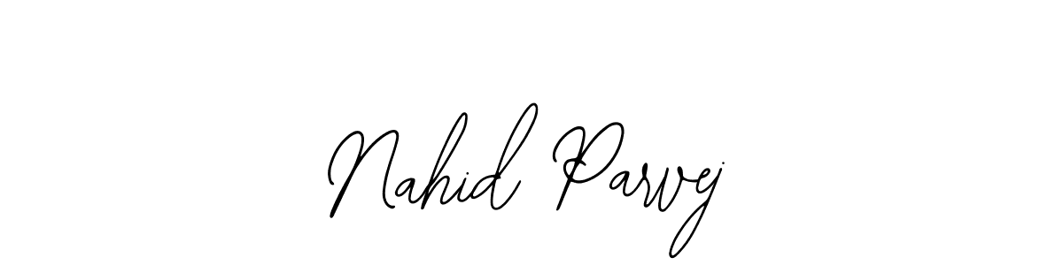 How to Draw Nahid Parvej signature style? Bearetta-2O07w is a latest design signature styles for name Nahid Parvej. Nahid Parvej signature style 12 images and pictures png