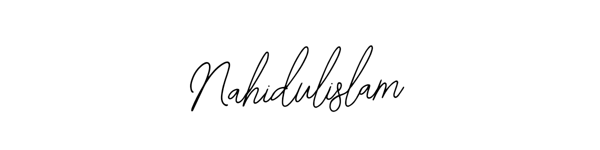 Design your own signature with our free online signature maker. With this signature software, you can create a handwritten (Bearetta-2O07w) signature for name Nahidulislam. Nahidulislam signature style 12 images and pictures png