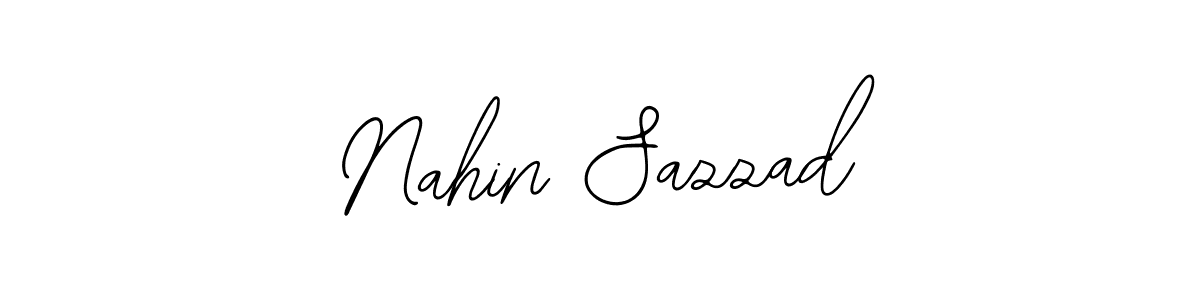 The best way (Bearetta-2O07w) to make a short signature is to pick only two or three words in your name. The name Nahin Sazzad include a total of six letters. For converting this name. Nahin Sazzad signature style 12 images and pictures png