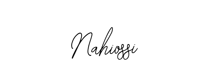 Make a beautiful signature design for name Nahiossi. With this signature (Bearetta-2O07w) style, you can create a handwritten signature for free. Nahiossi signature style 12 images and pictures png