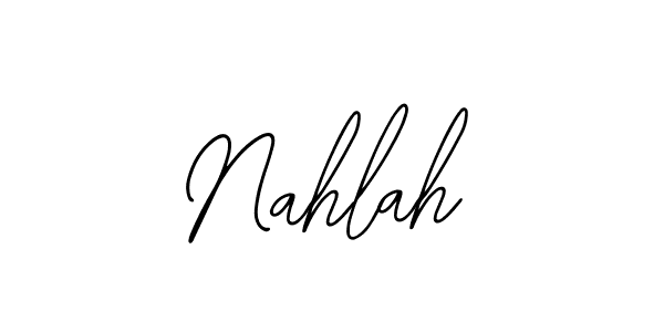 Nahlah stylish signature style. Best Handwritten Sign (Bearetta-2O07w) for my name. Handwritten Signature Collection Ideas for my name Nahlah. Nahlah signature style 12 images and pictures png