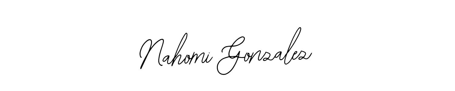 Create a beautiful signature design for name Nahomi Gonzalez. With this signature (Bearetta-2O07w) fonts, you can make a handwritten signature for free. Nahomi Gonzalez signature style 12 images and pictures png