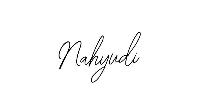 You can use this online signature creator to create a handwritten signature for the name Nahyudi. This is the best online autograph maker. Nahyudi signature style 12 images and pictures png