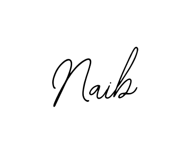 How to make Naib signature? Bearetta-2O07w is a professional autograph style. Create handwritten signature for Naib name. Naib signature style 12 images and pictures png