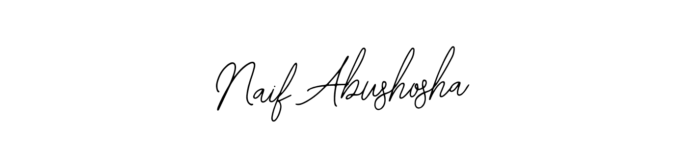 Similarly Bearetta-2O07w is the best handwritten signature design. Signature creator online .You can use it as an online autograph creator for name Naif Abushosha. Naif Abushosha signature style 12 images and pictures png